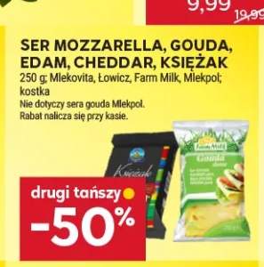 Ser Mozzarella w kostce +4 warianty