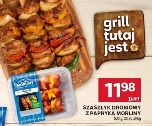 Szaszłyk drobiowy z papryką Morliny