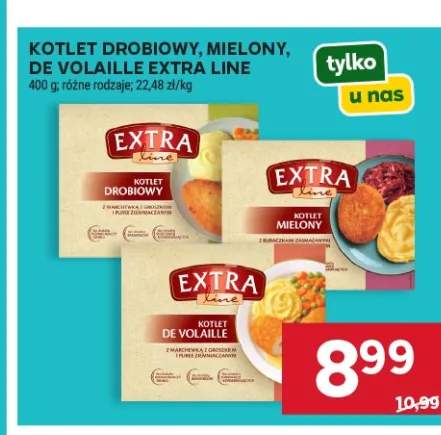 Kotlet drobiowy Extra Line +2 warianty