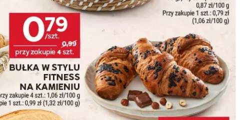 Bułka w stylu fitness na kamieniu