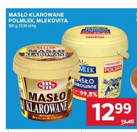 Masło klarowane Polmlek +1 wariant