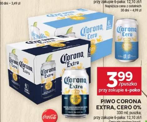 Piwo bezalkoholowe Corona Cero 0% +1 wariant