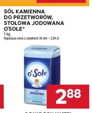 Sól kamienna do przetworów O'Sole +1 wariant
