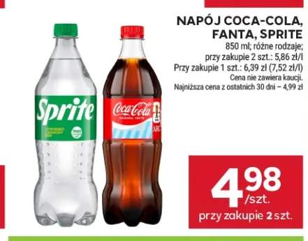 Napój gazowany Coca-Cola +2 warianty