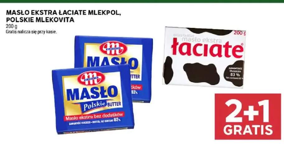 Masło Polskie Mlekovita +1 wariant