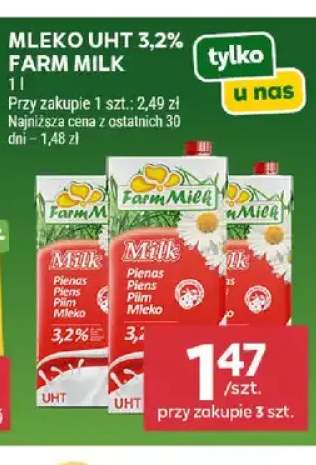 Mleko UHT 3,2% Farm Milk