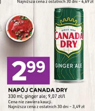 Napój Canada Dry ginger ale