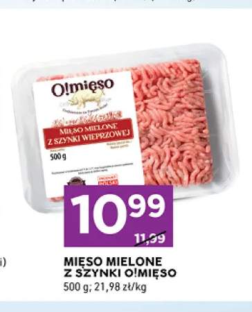 Mięso mielone z szynki wieprzowej O!mięso
