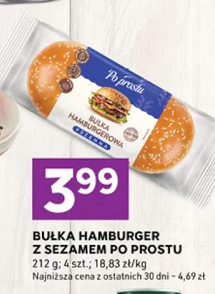 Bułka hamburger z sezamem Po Prostu