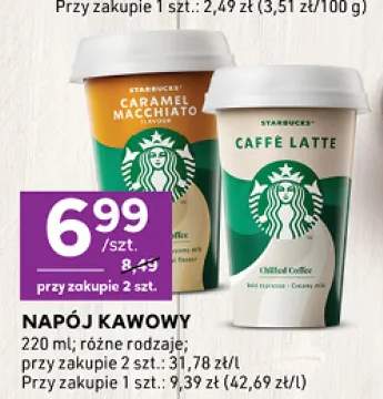 Napój kawowy Starbucks Caramel Macchiato +1 wariant
