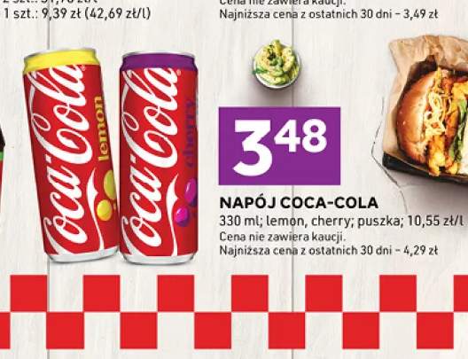 Napój Coca-Cola Lemon +1 wariant