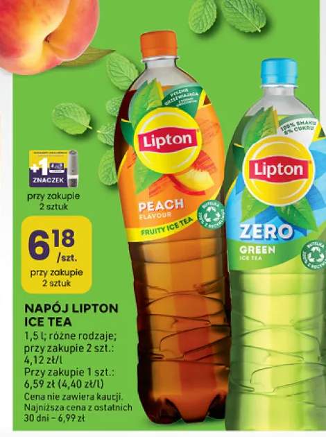 Napój Lipton Ice Tea Peach +1 wariant