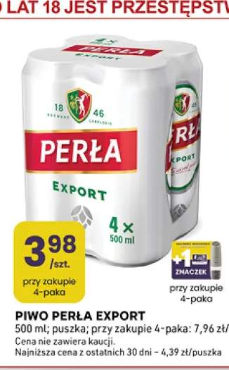 Piwo Perła Export 4-pak