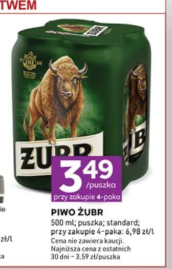 Piwo Żubr 4-pak