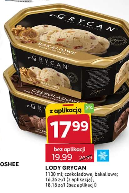 Lody Grycan czekoladowe +1 wariant