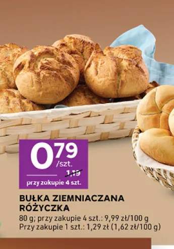 Bułka ziemniaczana różyczka