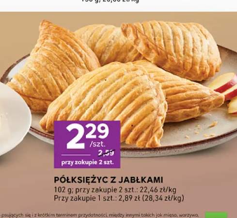 Półksiężyc z jabłkami