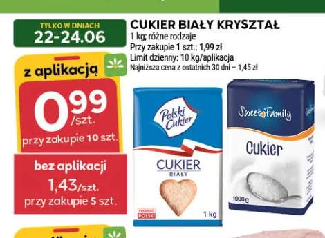 Cukier biały kryształ Polski Cukier +1 wariant
