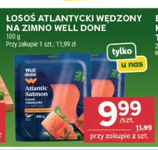 Łosoś atlantycki wędzony na zimno Well Done