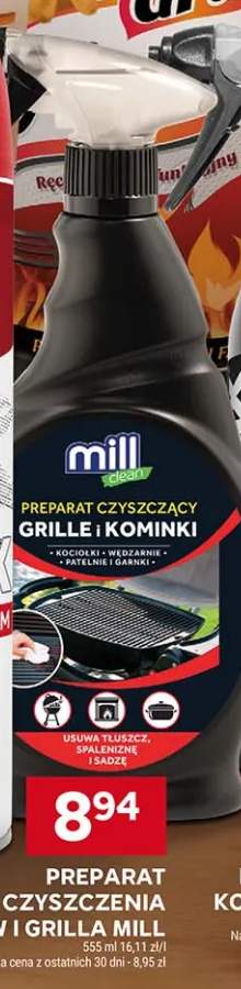 Preparat do czyszczenia kominków i grilla Mill Clean