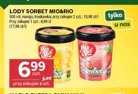 Lody sorbet mango Mio&Rio +1 wariant