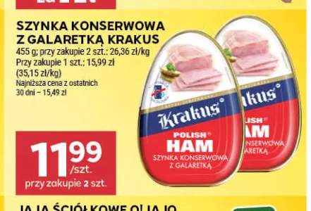 Szynka konserwowa z galaretką Krakus