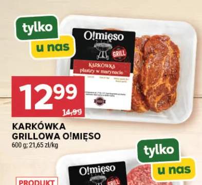 Karkówka grillowa O!Mięso plastry w marynacie