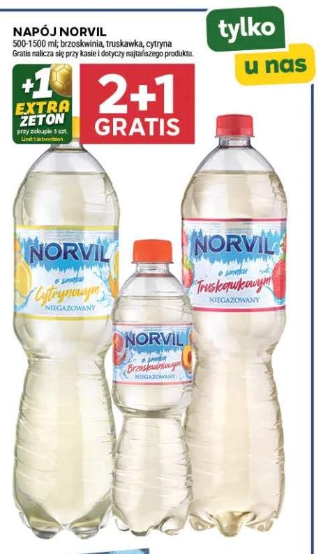 Napój Norvil o smaku cytrynowym +2 warianty