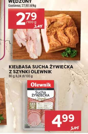 Kiełbasa sucha żywiecka z szynki Olewnik
