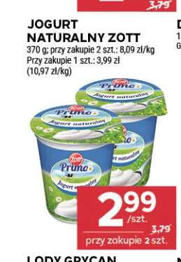 Jogurt naturalny Zott Primo