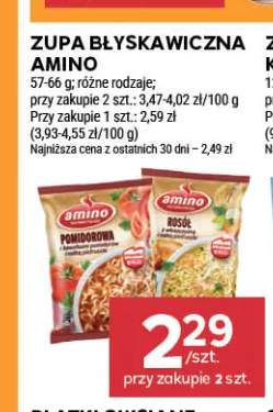 Zupa błyskawiczna pomidorowa Amino +1 wariant