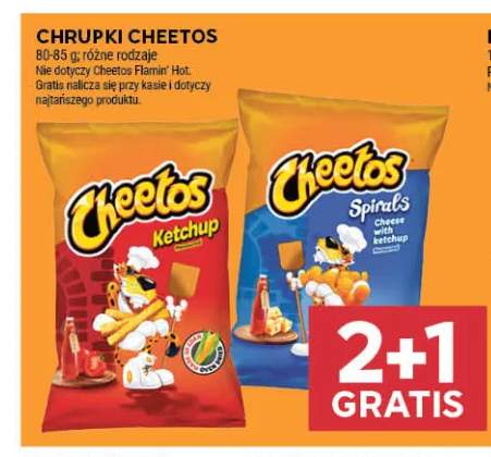 Chrupki Cheetos Spirals +1 wariant