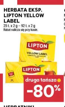 Herbata ekspresowa Lipton Yellow Label