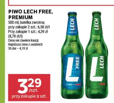 Piwo bezalkoholowe Lech Free +1 wariant