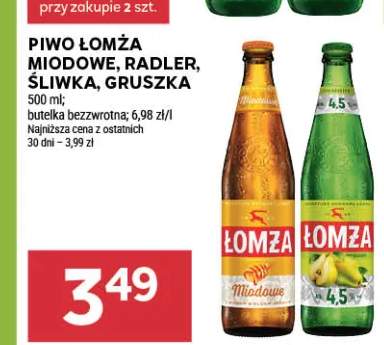 Piwo Łomża Miodowe +3 warianty