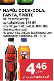 Napój Coca-Cola +2 warianty