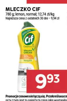 Mleczko do czyszczenia Cif Cream