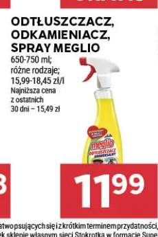Odtłuszczacz w sprayu Meglio +1 wariant