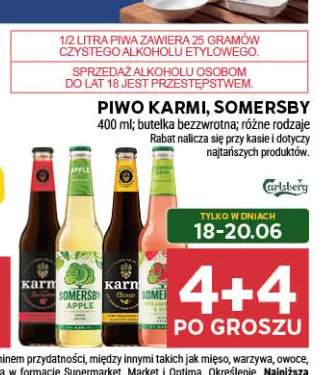 Piwo Somersby +1 wariant