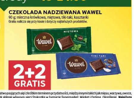 Czekolada nadziewana mleczna krówkowa Wawel +3 warianty