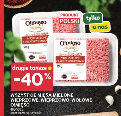 Mięsa mielone wieprzowe, wieprzowo-wołowe O!Mięso +2 warianty