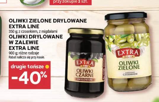 Oliwki zielone drylowane z czosnkiem Extra Line +2 warianty