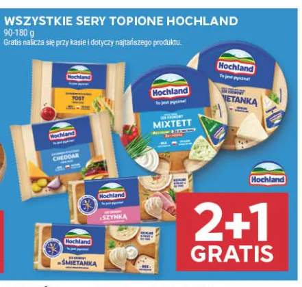 Sery topione Hochland +3 warianty