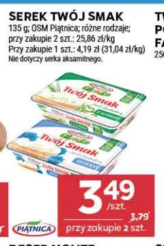 Serek Twój Smak naturalny OSM Piątnica +1 wariant
