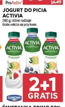 Jogurt do picia Activia jagoda +2 warianty