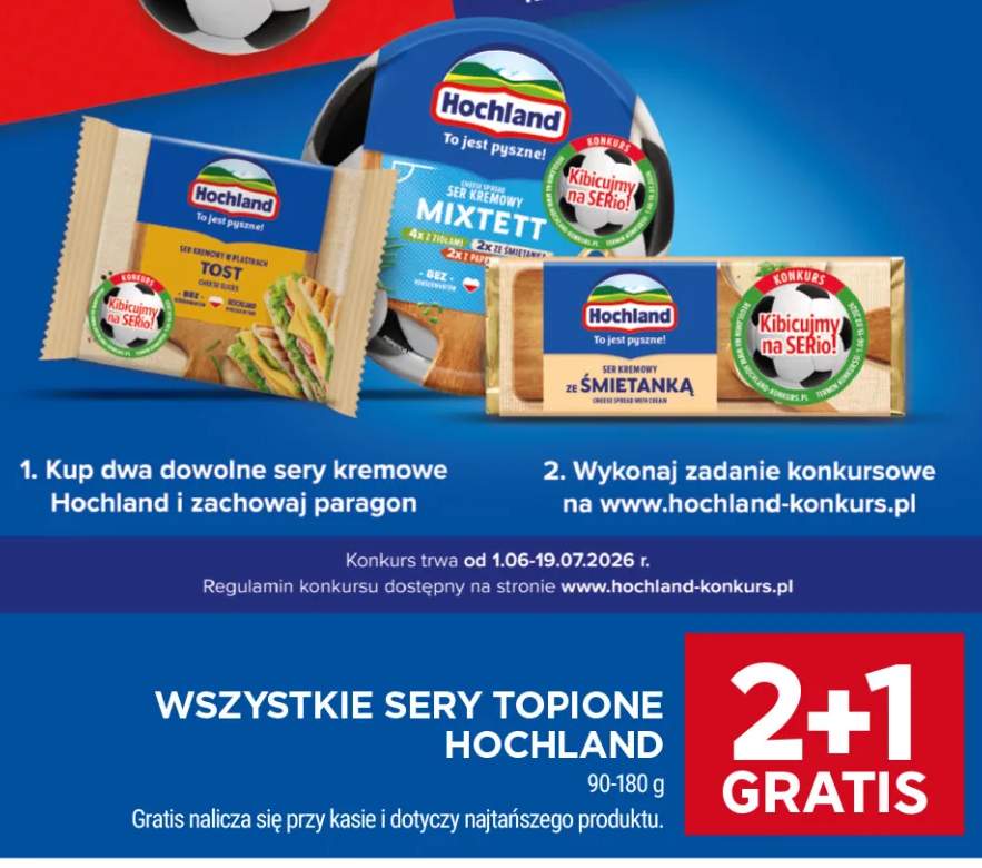 Sery topione Hochland +3 warianty