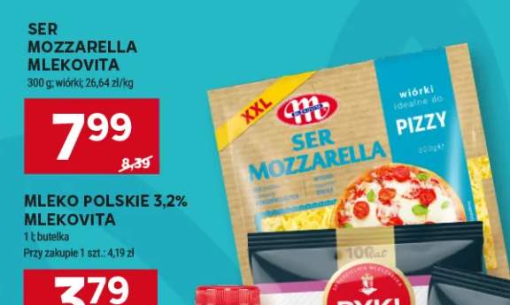 Ser Mozzarella wiórki Mlekovita