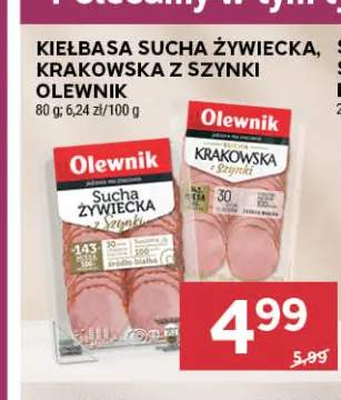 Kiełbasa sucha żywiecka Olewnik +1 wariant