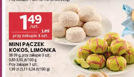 Mini pączek kokos +1 wariant