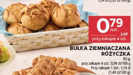 Bułka ziemniaczana różyczka